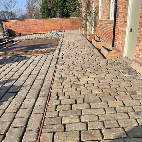Reclaimed Grit Stone Cobbles - Reclaimed Brick Company
