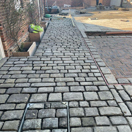 Reclaimed Grit Stone Cobbles - Reclaimed Brick Company
