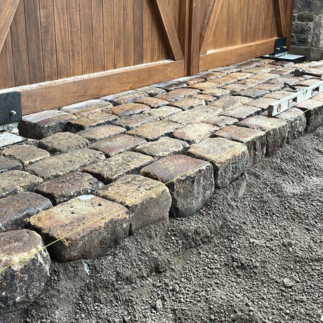 Reclaimed Grit Stone Cobbles - Reclaimed Brick Company