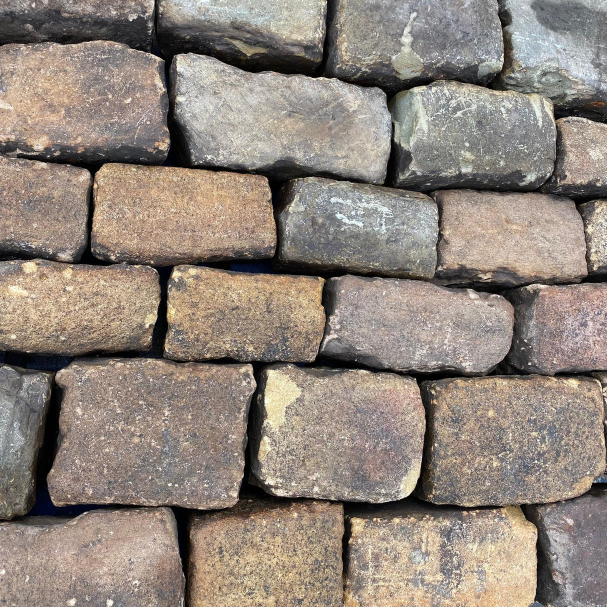 Reclaimed Grit Stone Cobbles / Setts - Reclaimed Brick Company