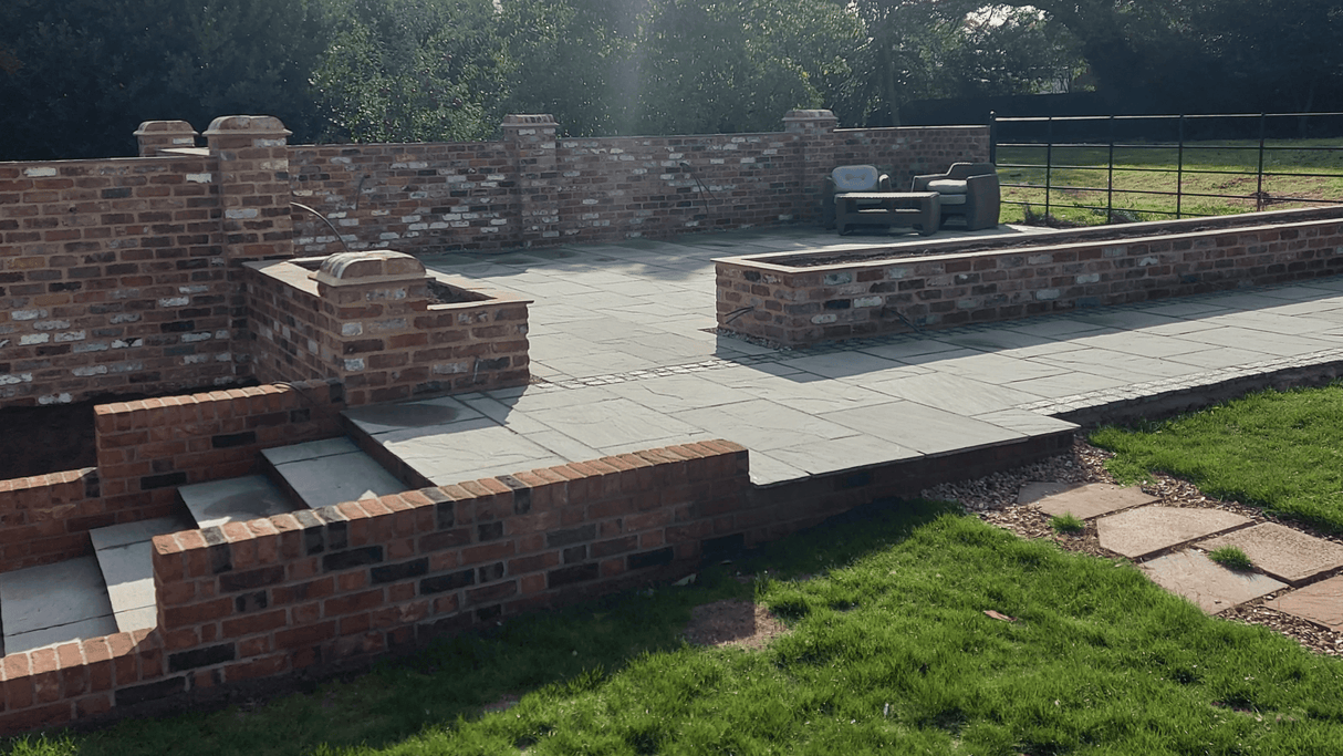 Reclaimed Handmade Bricks Garden Wall, Hertfordshire - Reclaimed Brick Company