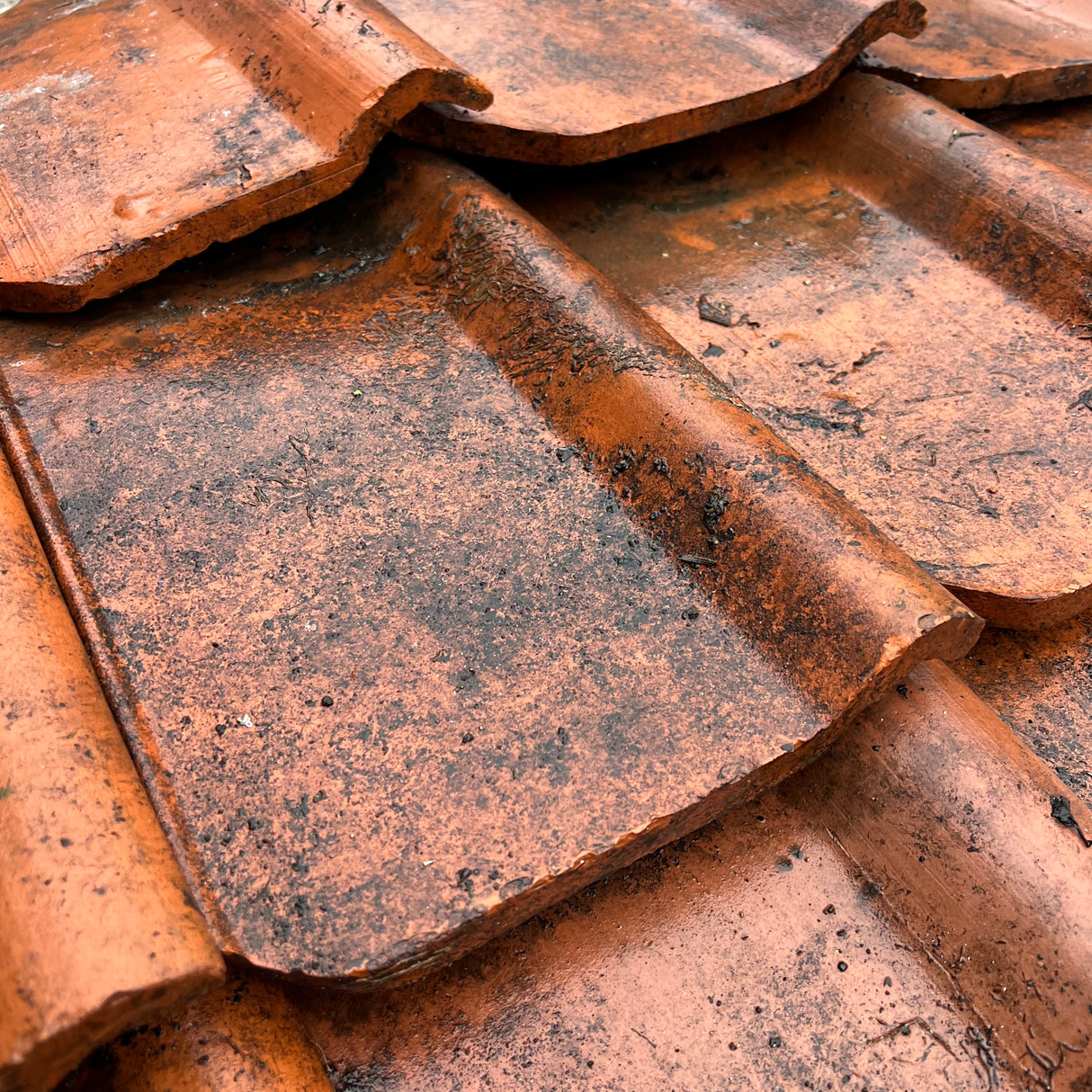 Reclaimed Handmade Flat Pan Clay Tile - Reclaimed Brick Company