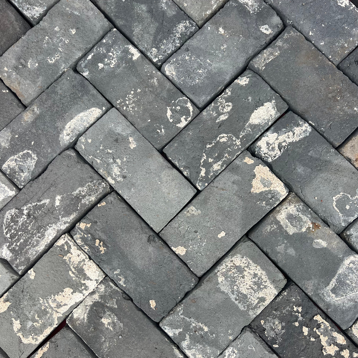 Reclaimed Handmade Grey Paving Brick Paver | Pack of 400 Pavers | Free Delivery - Reclaimed Brick Company