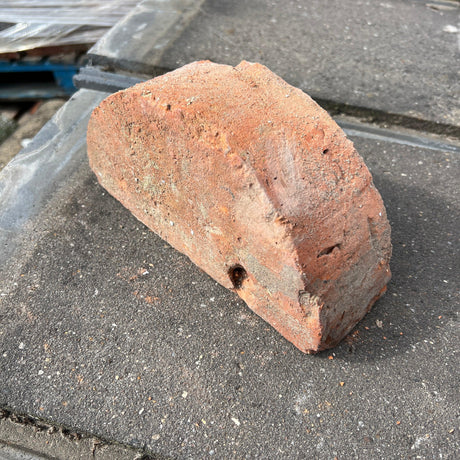 Handmade Half Round Moon Coping Bricks - Reclaimed Brick Company