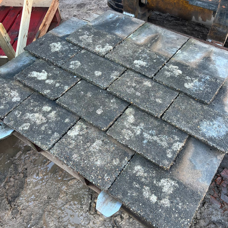 Reclaimed Hardrow 18” x 12” Concrete Roof Slate Tile - Reclaimed Brick Company