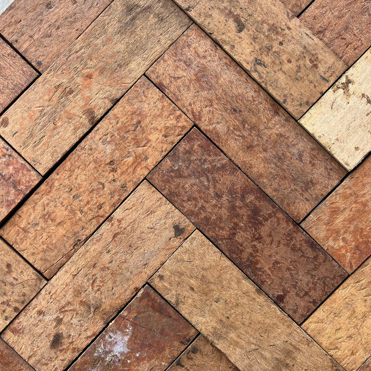 Reclaimed Hardwood Parquet Flooring - (Cleaned) - Reclaimed Brick Company