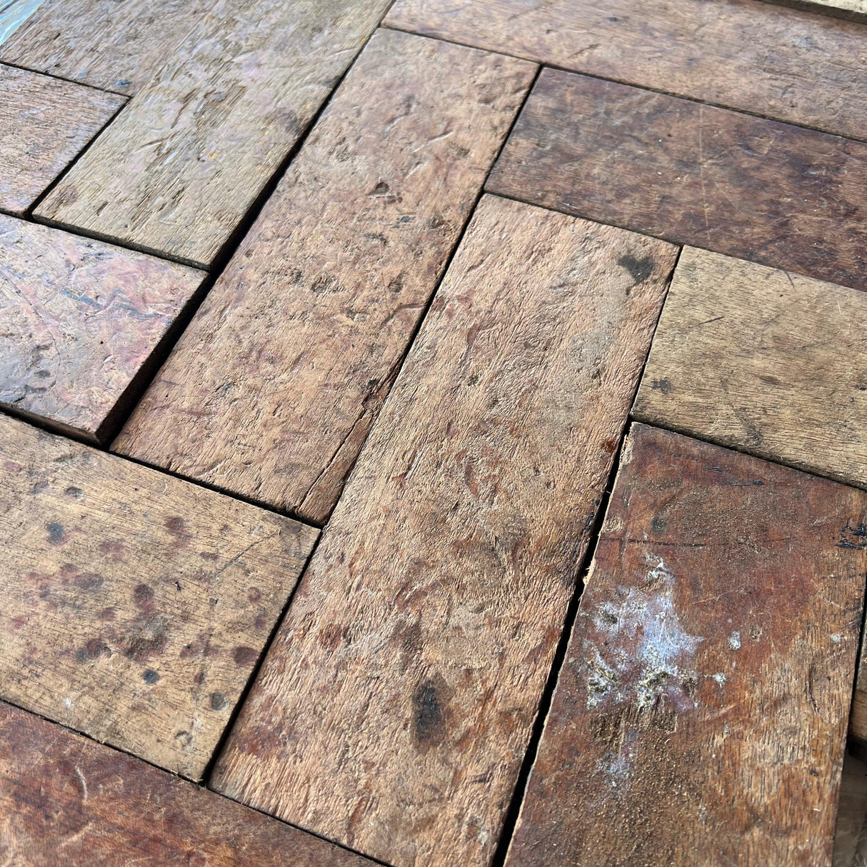 Reclaimed Hardwood Parquet Flooring - (Cleaned) - Reclaimed Brick Company