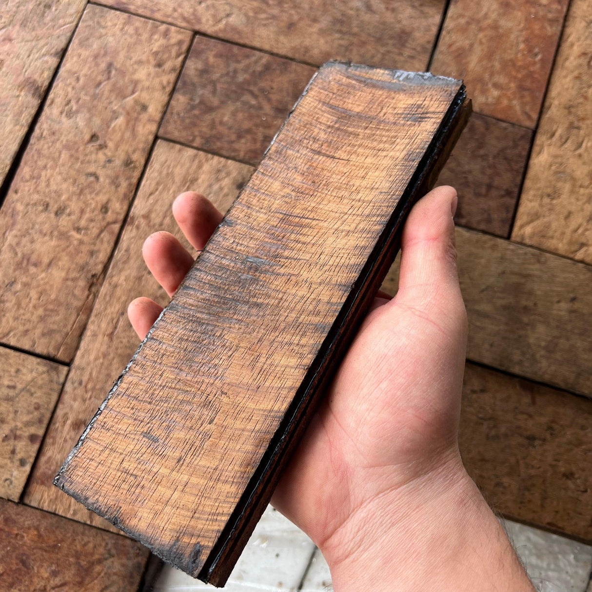 Reclaimed Hardwood Parquet Flooring - (Cleaned) - Reclaimed Brick Company