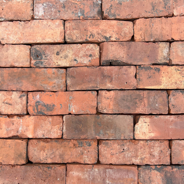 Reclaimed Industrial Blend Brick Slips / Tiles - Cut From Real Reclaimed Bricks - Reclaimed Brick Company