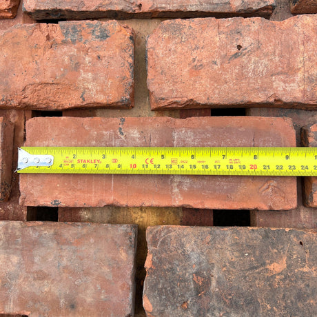 Reclaimed Industrial Blend Brick Slips / Tiles - Cut From Real Reclaimed Bricks - Reclaimed Brick Company