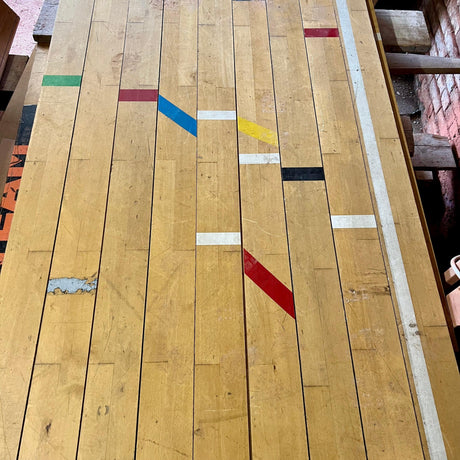 Reclaimed Junkers Beech Sports Hall Hardwood Timber Flooring Boards (Per SQM) - Reclaimed Brick Company