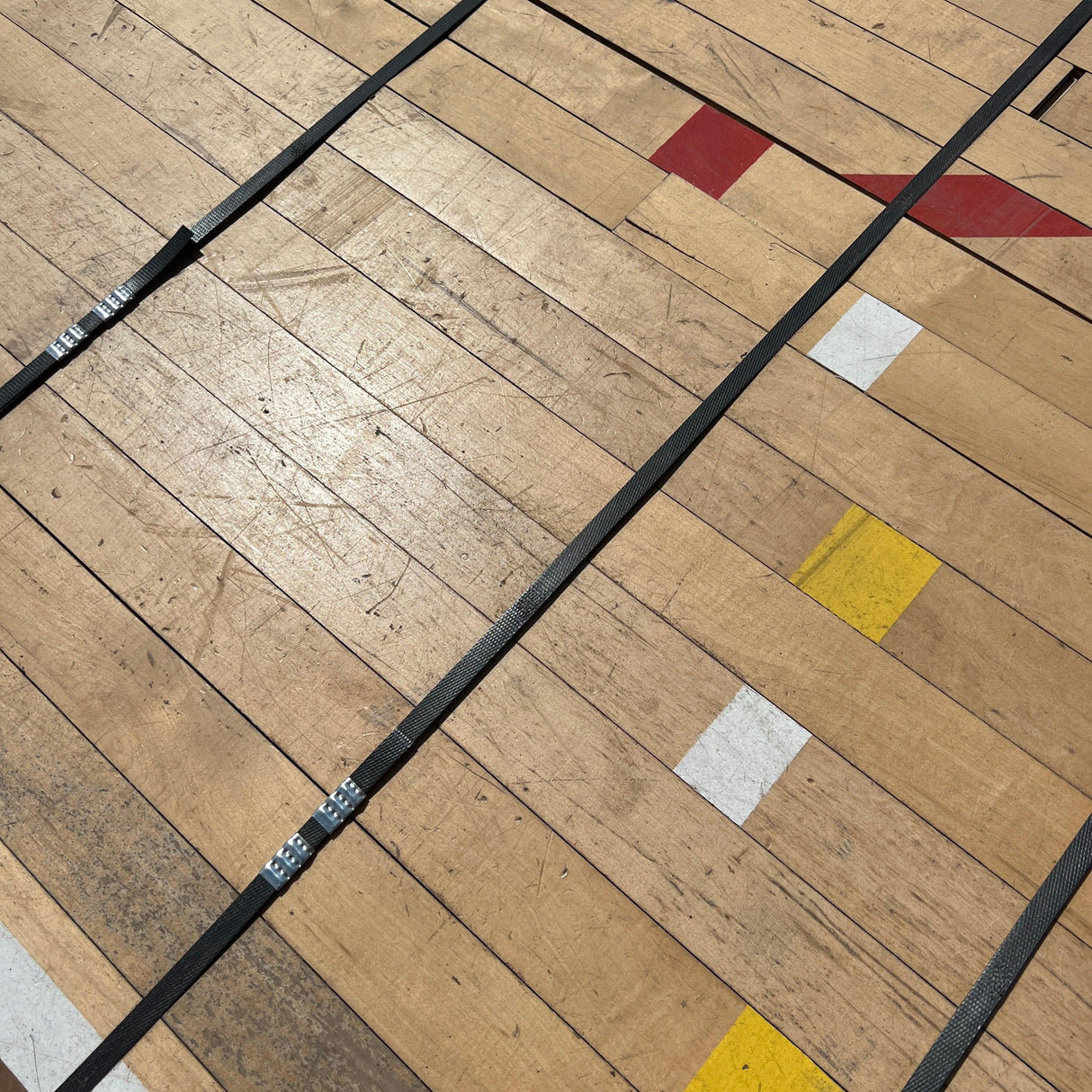Reclaimed Junkers Beech Sports Hall Hardwood Timber Flooring Boards (Per SQM)