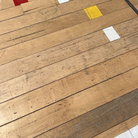 Reclaimed Junkers Beech Sports Hall Hardwood Timber Flooring Boards (Per SQM)