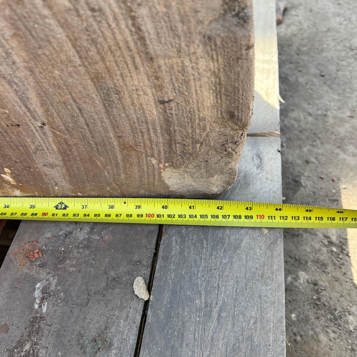 Reclaimed Large Half Stone Grinding Wheel - Reclaimed Brick Company