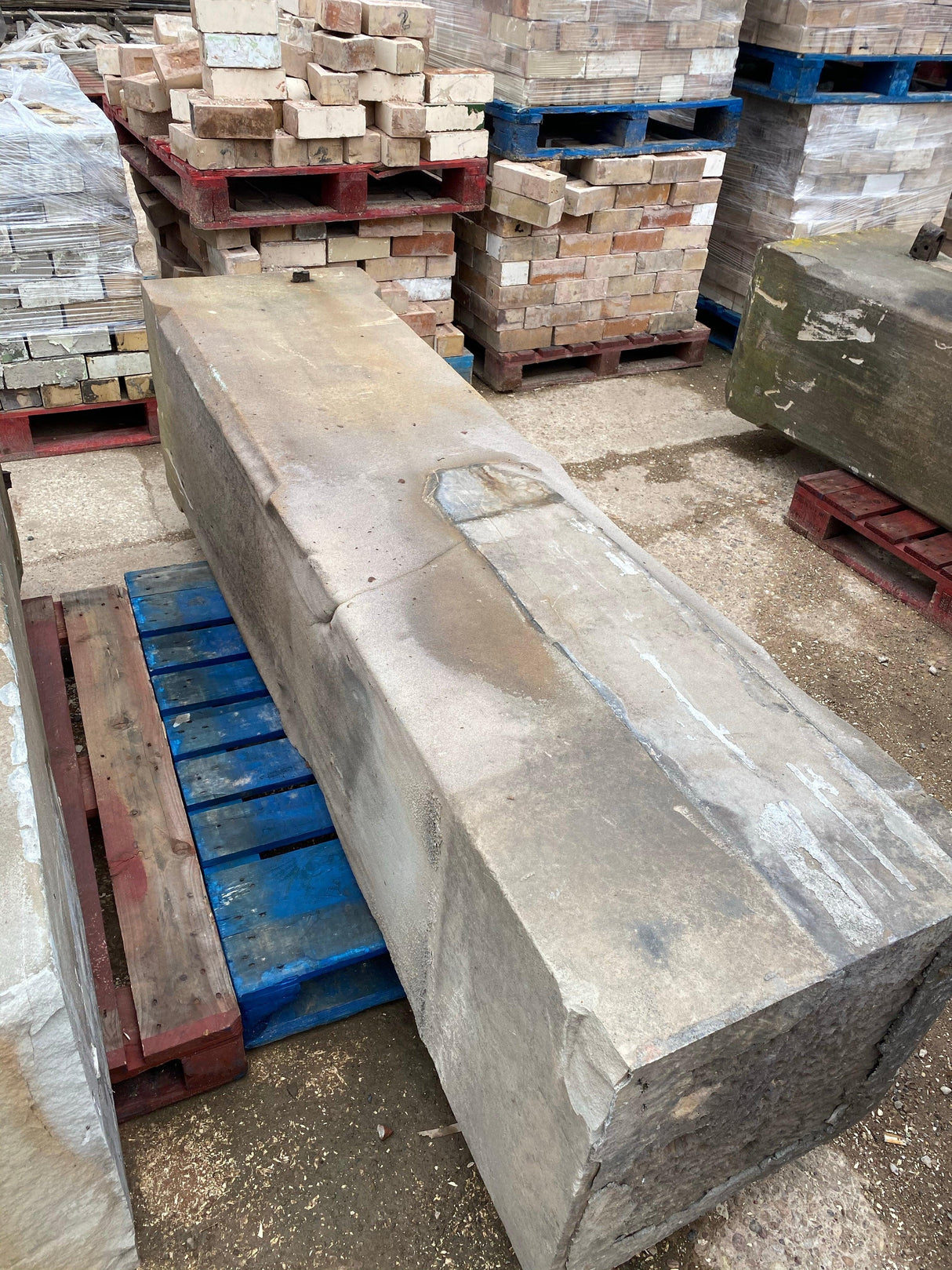 Reclaimed Large Stone Gate Posts - (Set of 2) - Reclaimed Brick Company