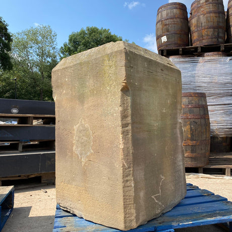 Reclaimed Large Stone Statue Base - Reclaimed Brick Company