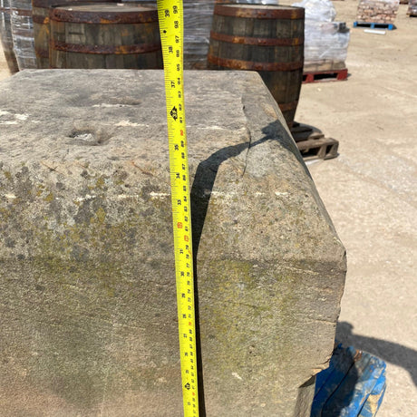 Reclaimed Large Stone Statue Base - Reclaimed Brick Company