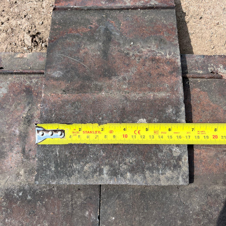 6.5" x 10.5" Clay Roof Tiles - Reclaimed Brick Company
