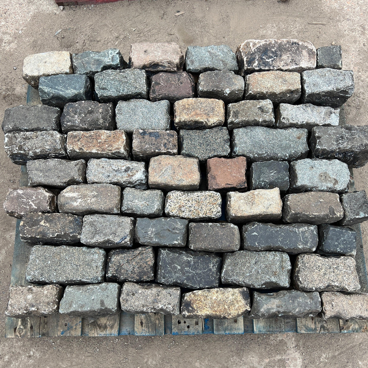 Reclaimed Mixed Granite Stone Cobble / Setts - Reclaimed Brick Company