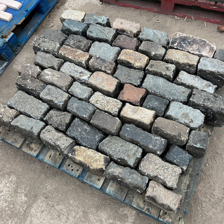 Reclaimed Mixed Granite Stone Cobble / Setts - Reclaimed Brick Company