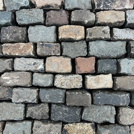 Reclaimed Mixed Granite Stone Cobble / Setts - Reclaimed Brick Company