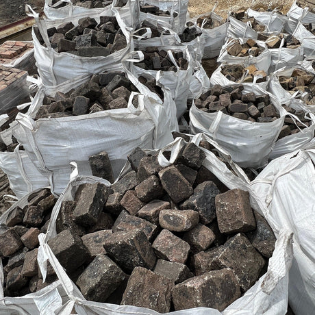 Reclaimed Mixed Granite Stone Cobble / Setts - Reclaimed Brick Company