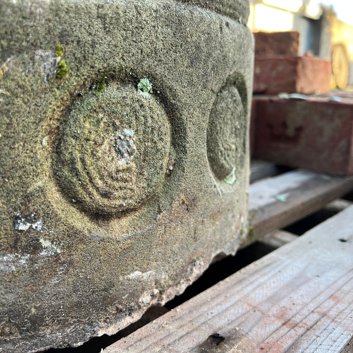 Reclaimed Natural Stone Bird Bath