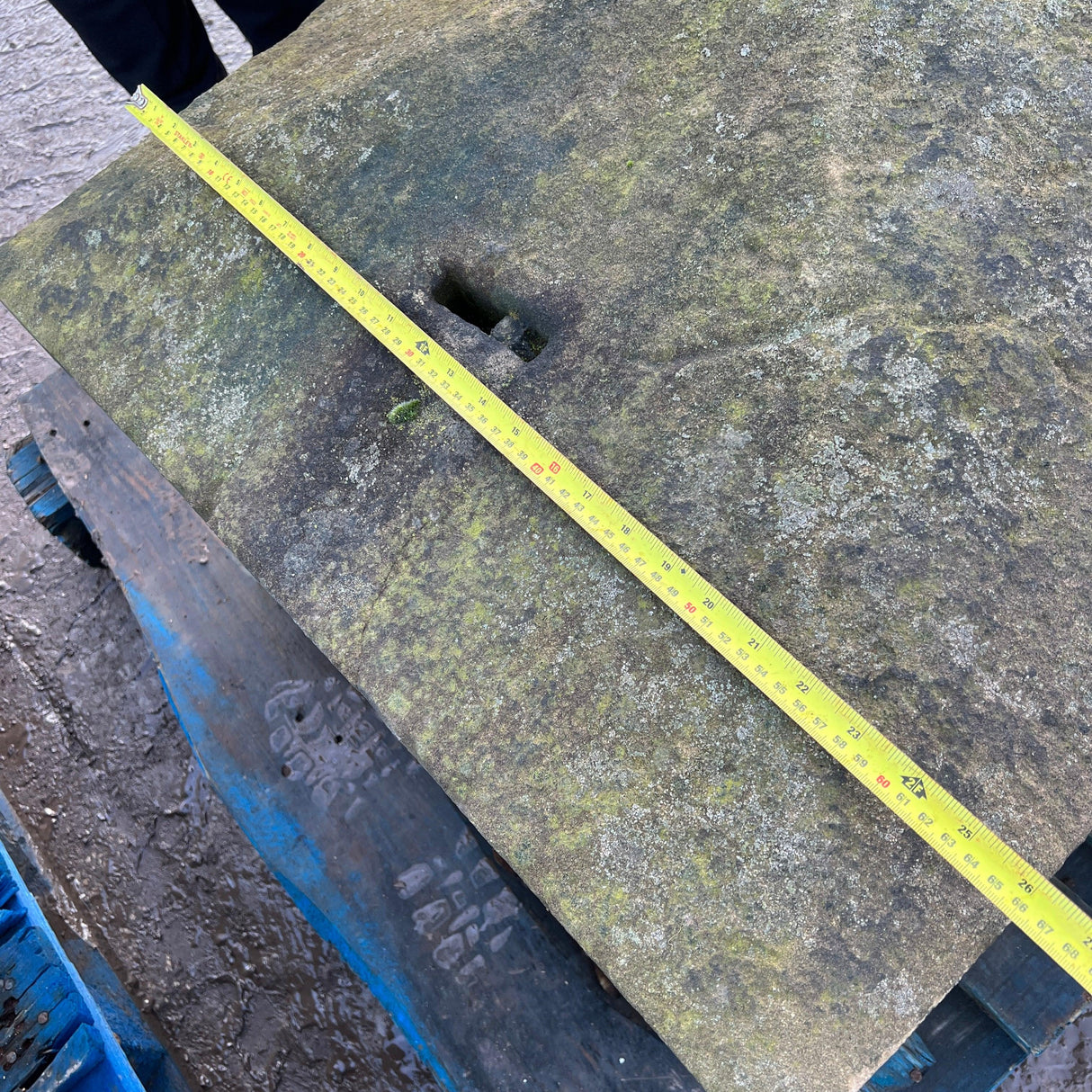 68cm Reclaimed Natural Stone Pillar Cap - Pair - Reclaimed Brick Company