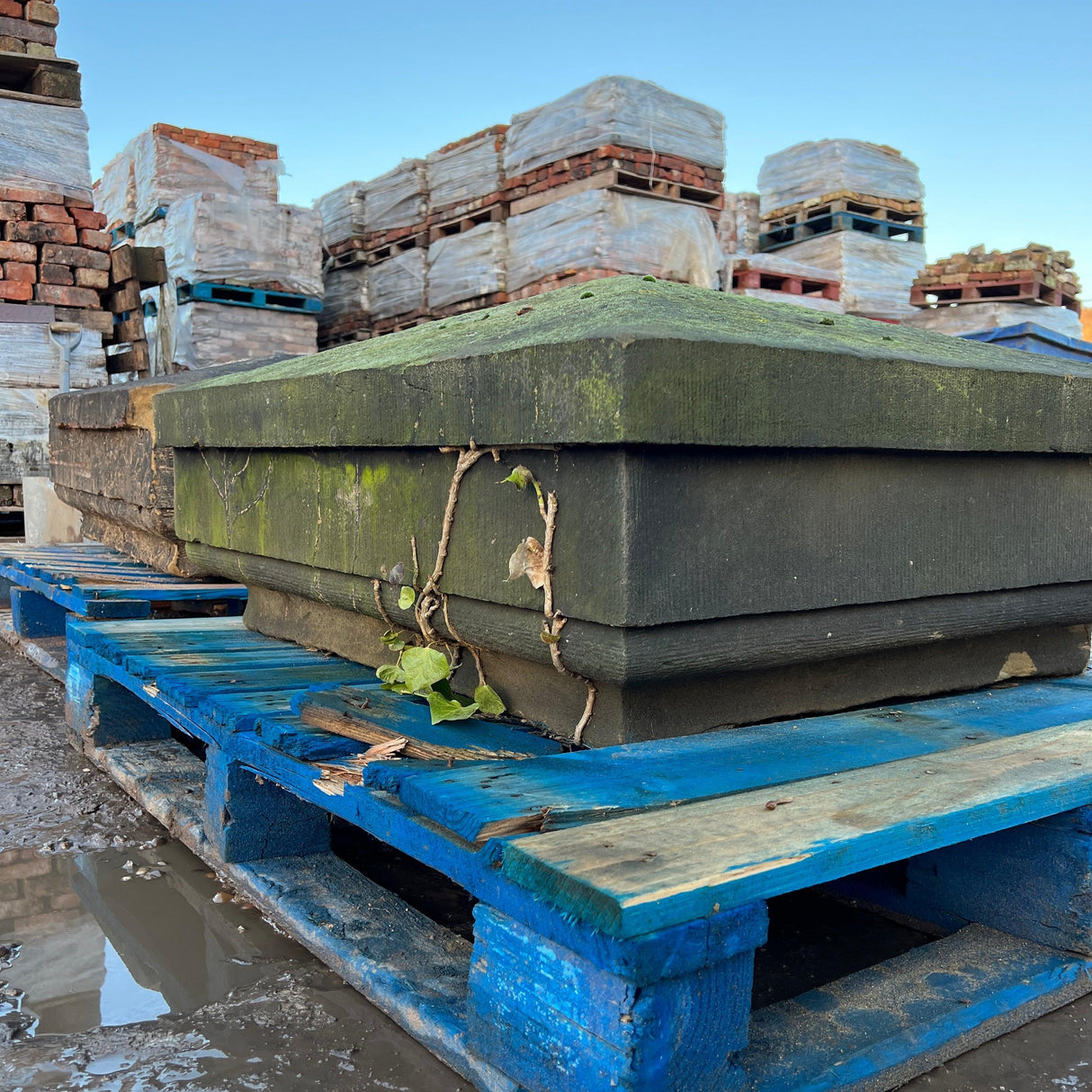 Stone Pillar Cap - Pair - Reclaimed Brick Company