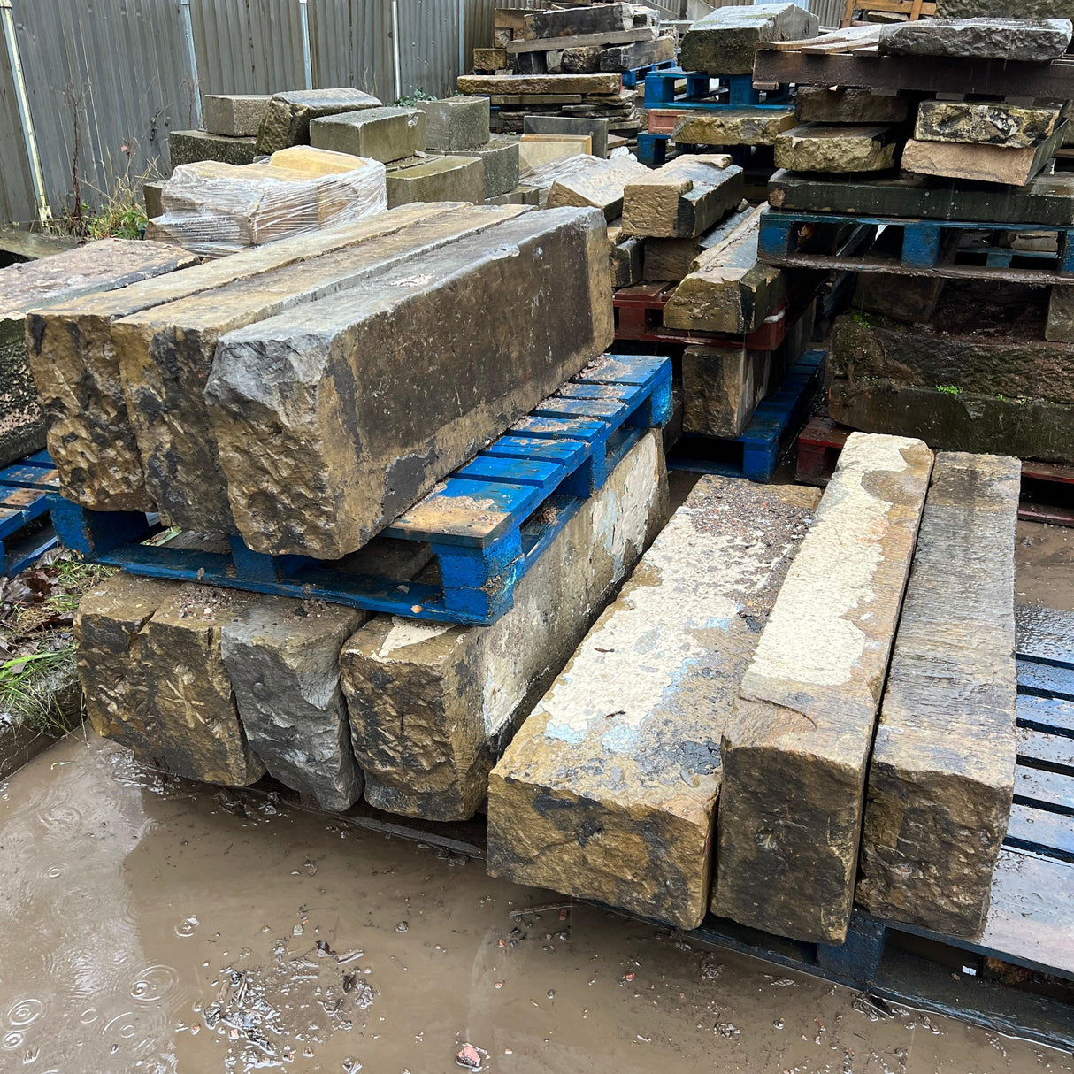 Reclaimed Natural Stone Steps