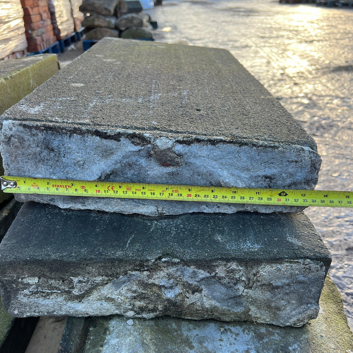 Reclaimed Pillar Natural Stone Wall Coping - Reclaimed Brick Company