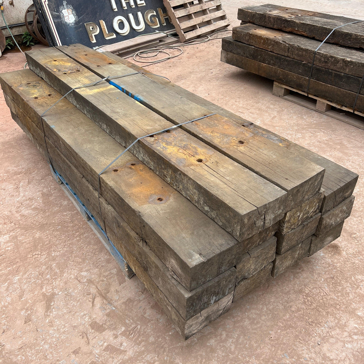 Oak Timber Railway Sleeper - Grade AA - Reclaimed Brick Company