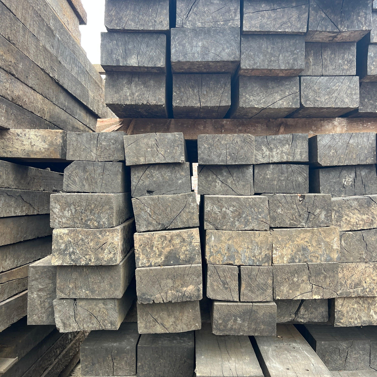 Oak Timber Railway Sleeper - Grade AA - Reclaimed Brick Company