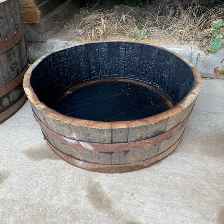 Reclaimed Oak Whiskey Barrel - 1/4 Size - Reclaimed Brick Company