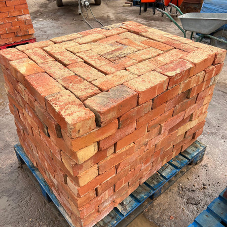 Reclaimed Orange Wirecut Bricks | Pack of 250 Brick | Free Delivery - Reclaimed Brick Company