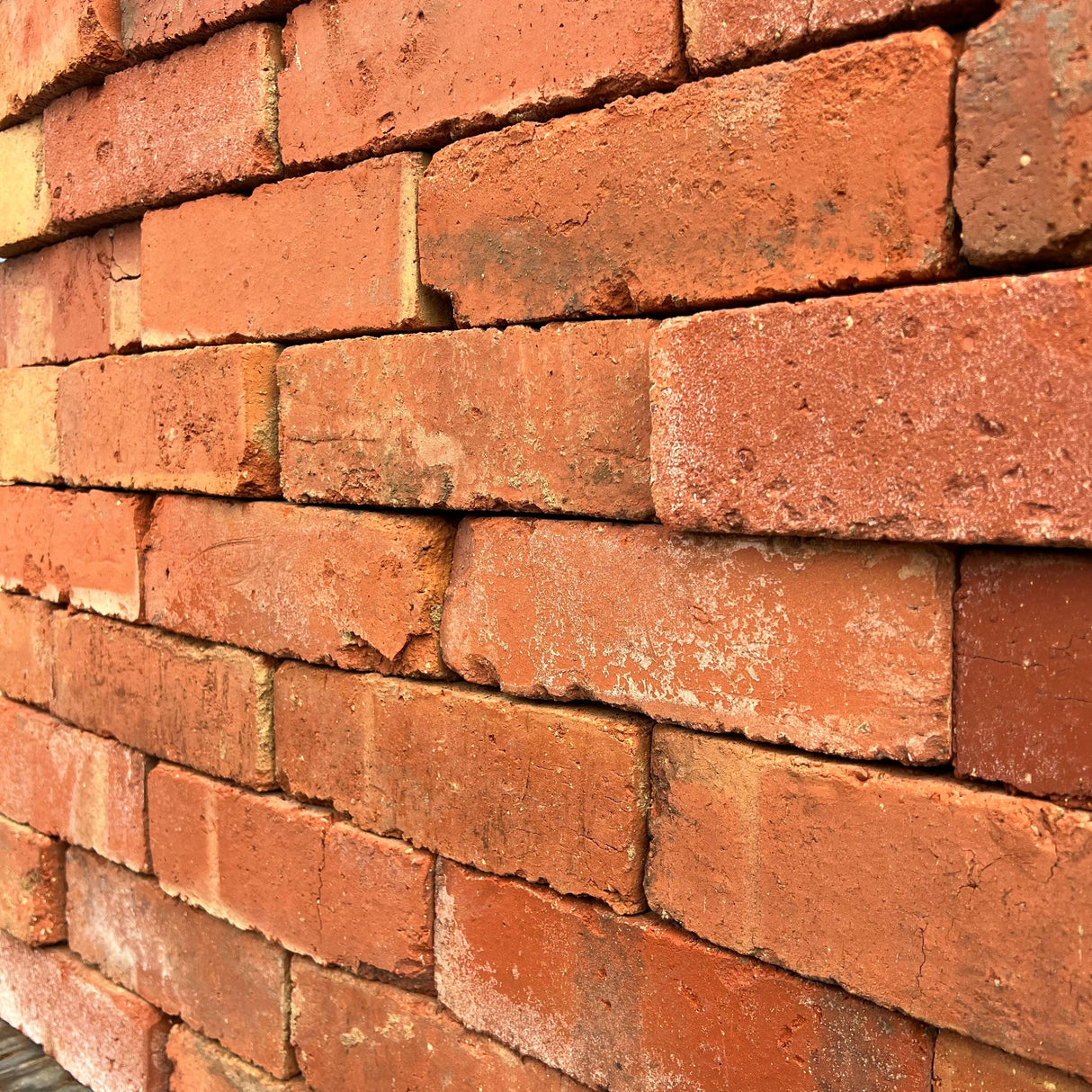 Reclaimed Orange Wirecut Bricks | Pack of 250 Brick | Free Delivery - Reclaimed Brick Company
