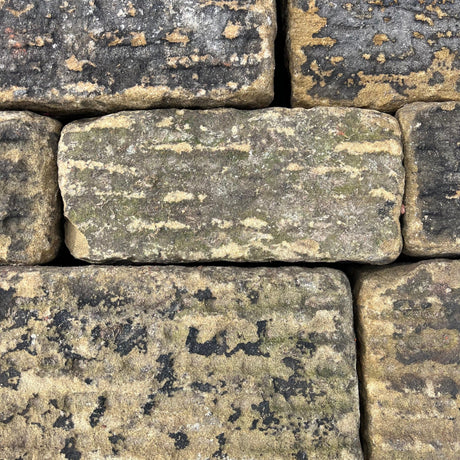 Reclaimed Parallel Punch Building Stone - Dressed & Backed Off - Reclaimed Brick Company