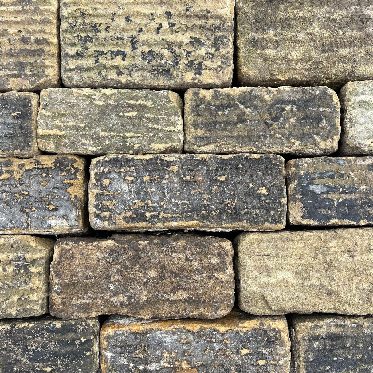 Reclaimed Parallel Punch Building Stone - Dressed & Backed Off - Reclaimed Brick Company