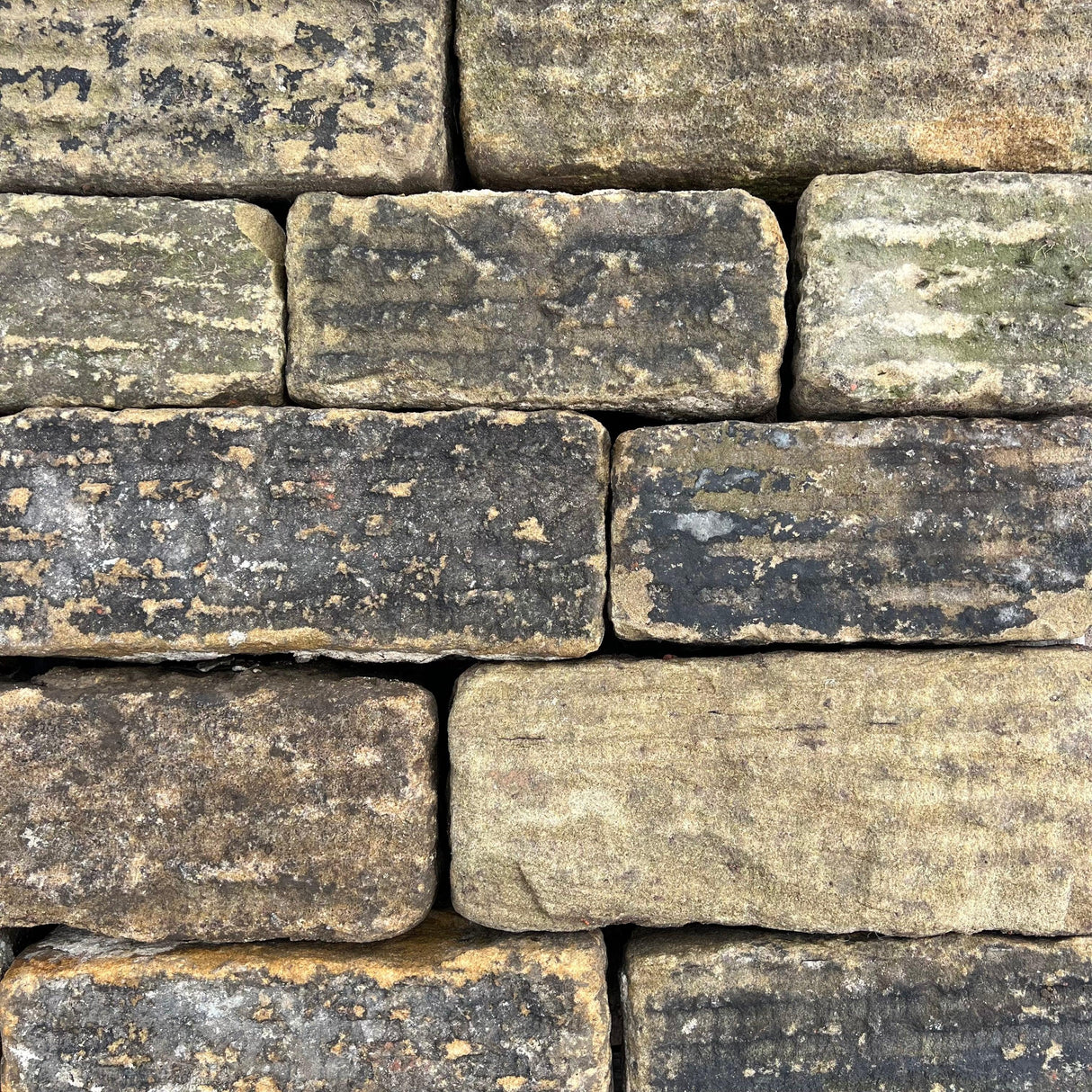 Reclaimed Parallel Punch Building Stone - Dressed & Backed Off - Reclaimed Brick Company