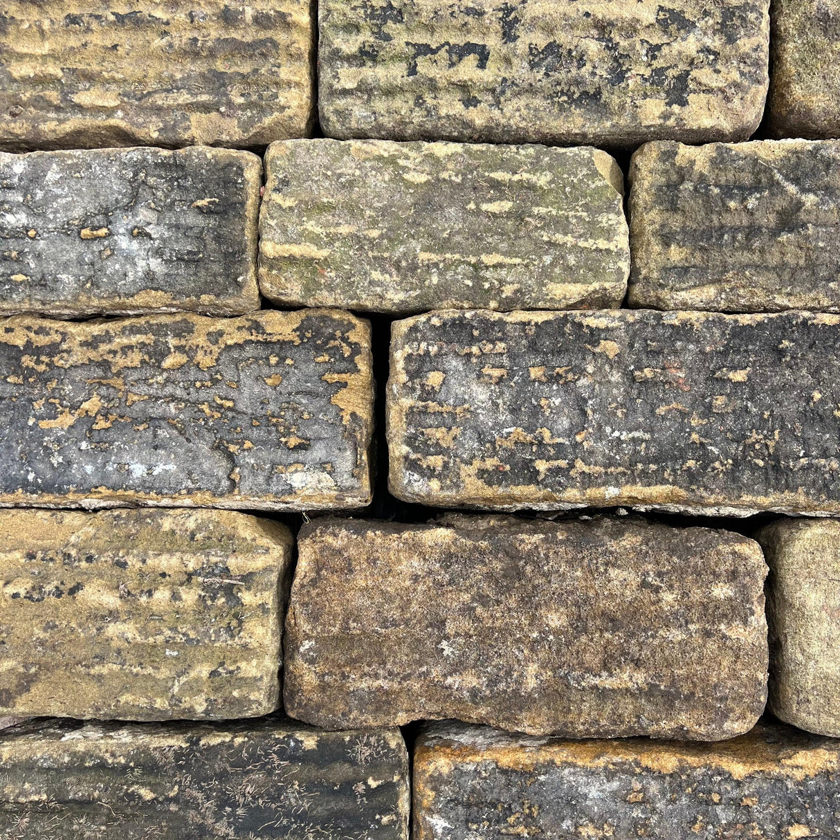 Reclaimed Parallel Punch Building Stone - Dressed & Backed Off - Reclaimed Brick Company