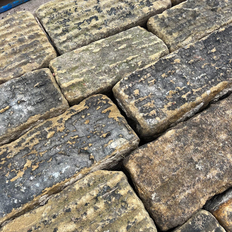 Reclaimed Parallel Punch Building Stone - Dressed & Backed Off - Reclaimed Brick Company