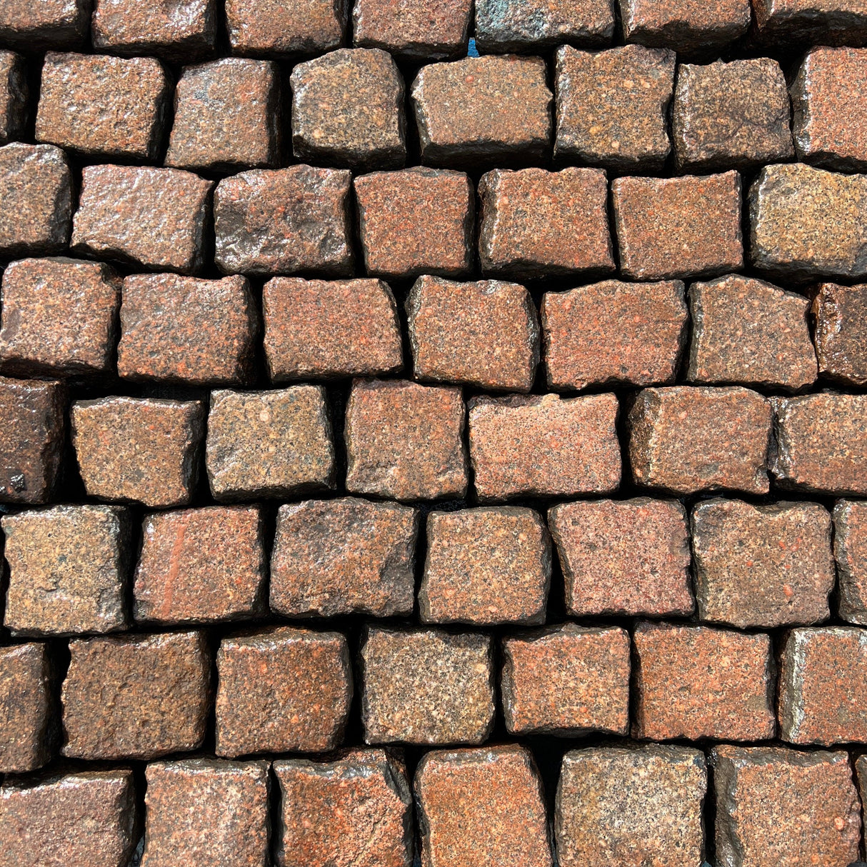 Reclaimed Pink Granite Cobble Cubes - Reclaimed Brick Company