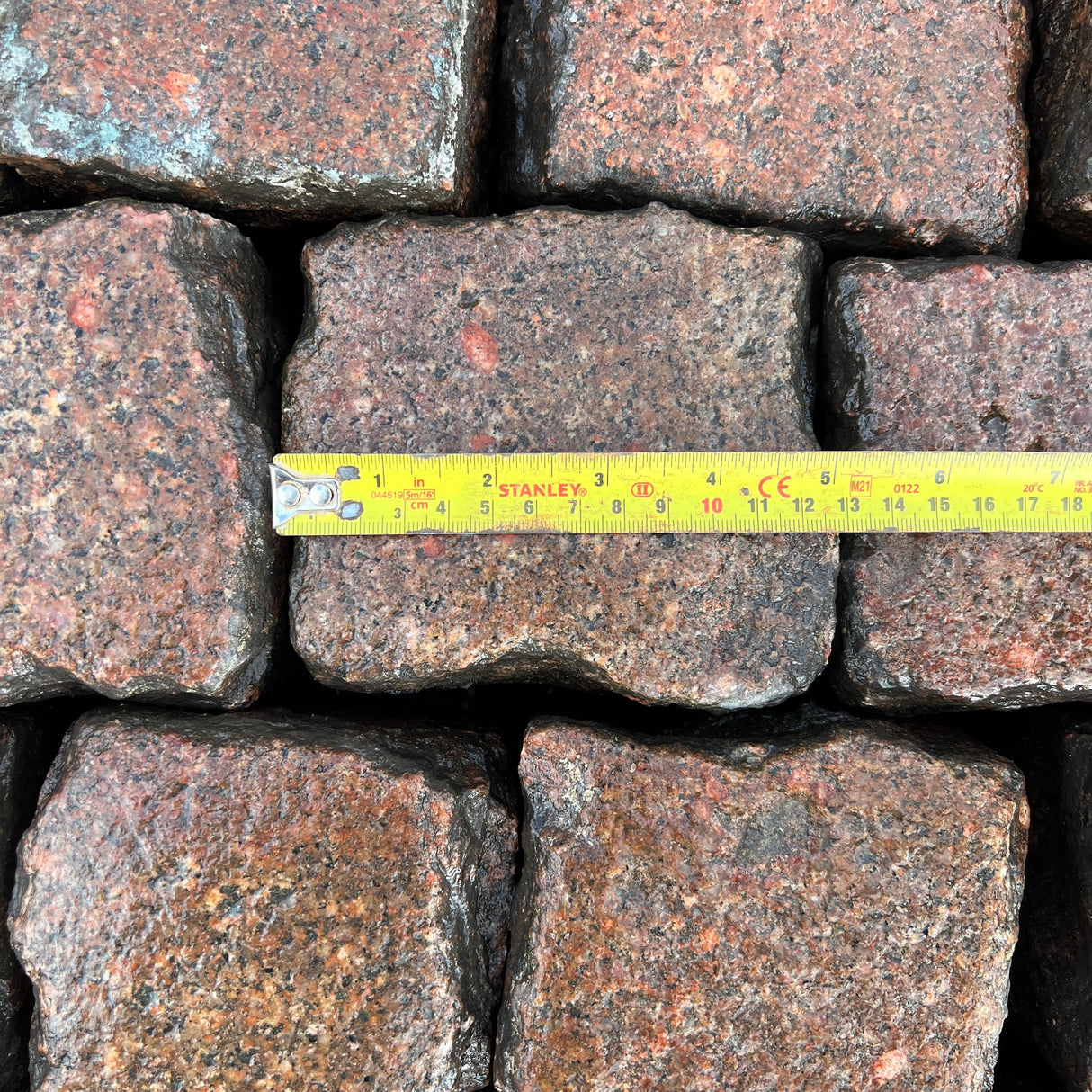 Reclaimed Pink Granite Cobble Cubes - Reclaimed Brick Company