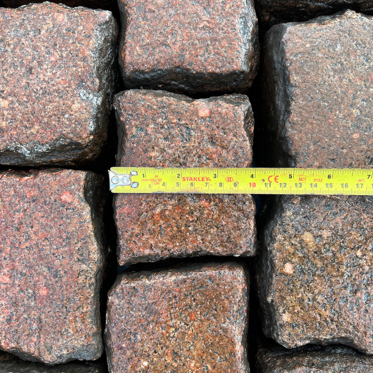 Reclaimed Pink Granite Cobble Cubes - Reclaimed Brick Company