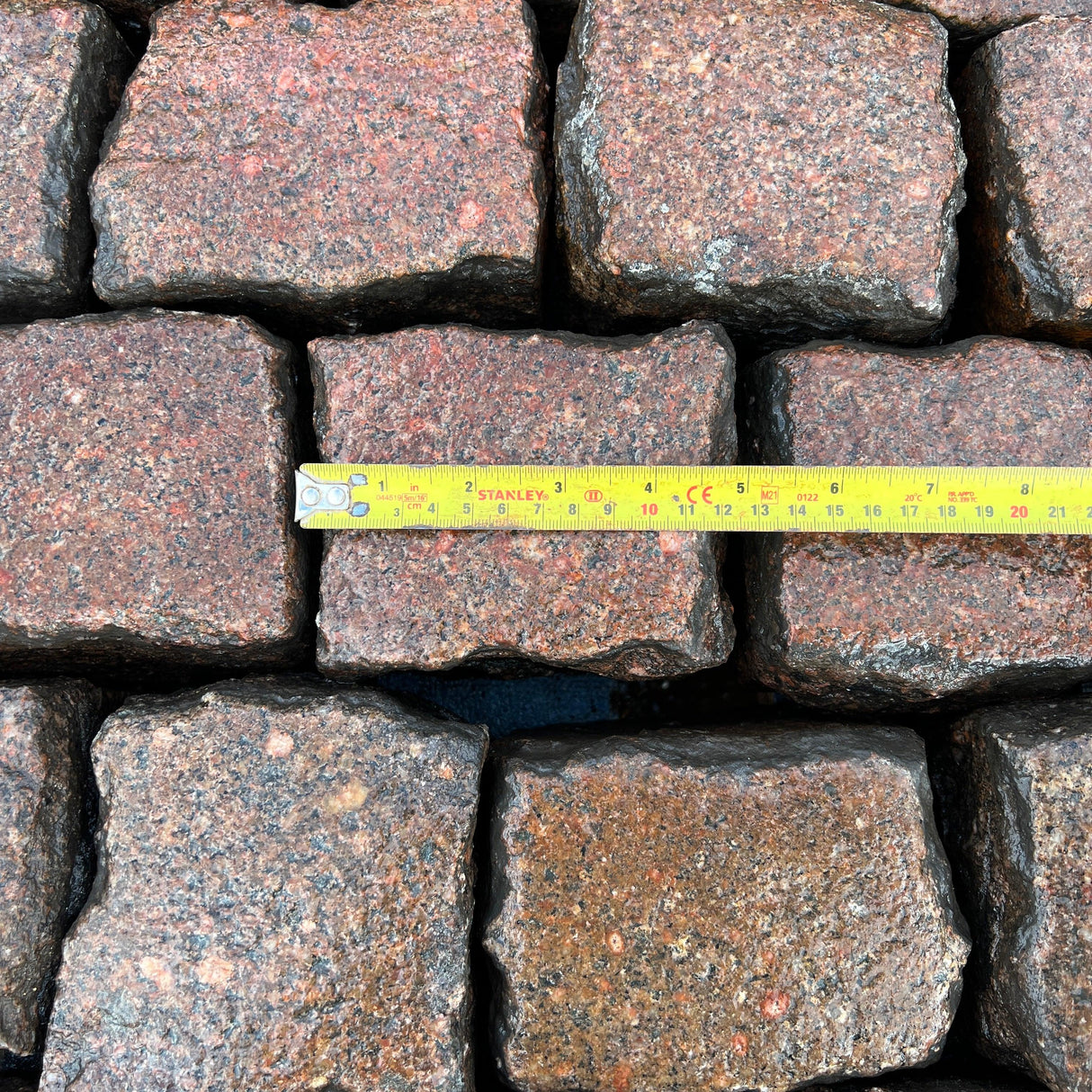 Reclaimed Pink Granite Cobble Cubes - Reclaimed Brick Company