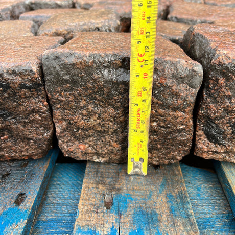 Reclaimed Pink Granite Cobble Cubes - Reclaimed Brick Company