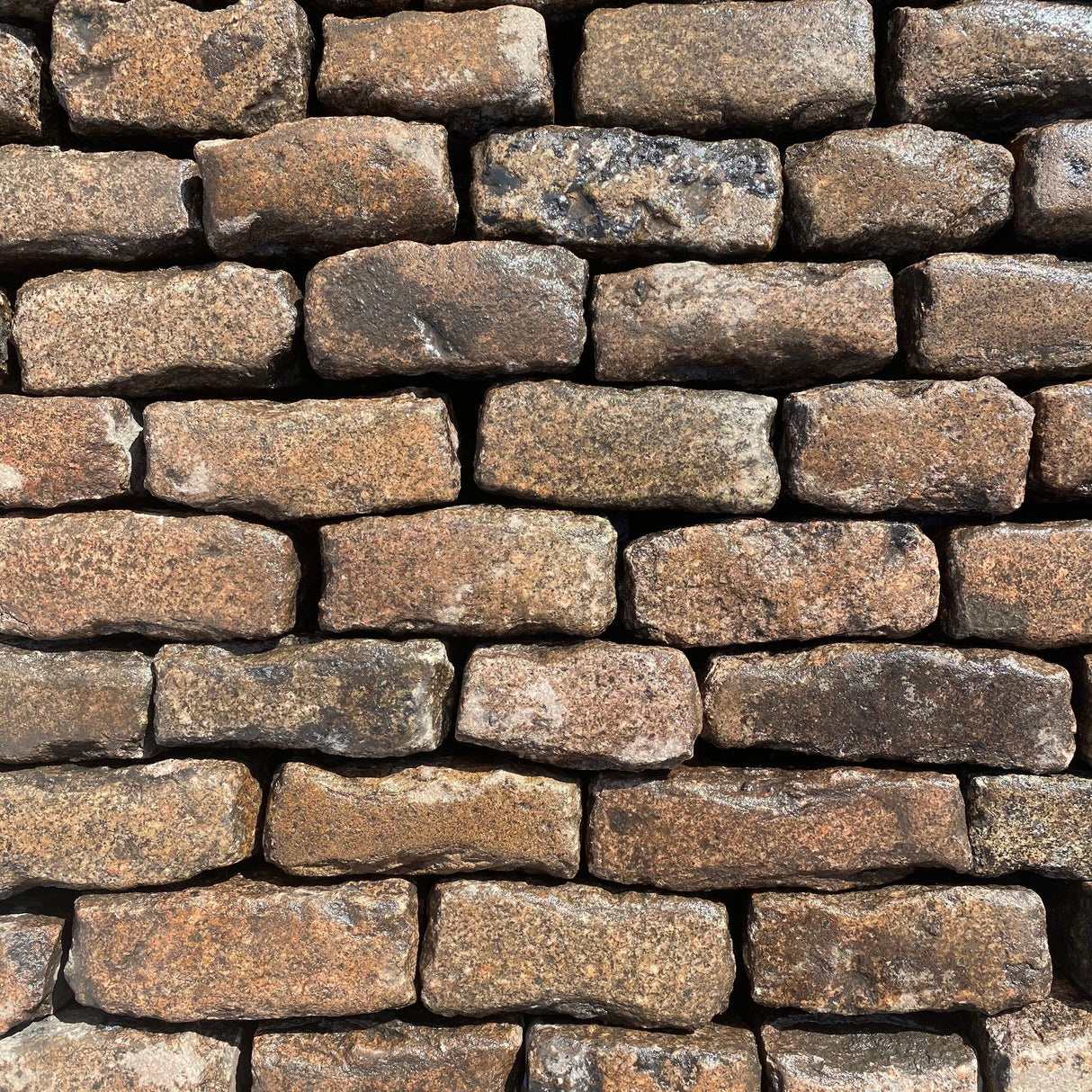 Reclaimed Pink Granite Cobbles / Setts - Reclaimed Brick Company