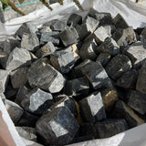 Reclaimed Portuguese Black Calico Cobbles (Ton Bag) - Reclaimed Brick Company