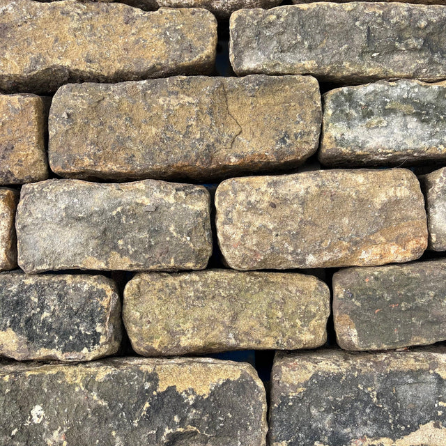 Reclaimed Punch Face Building Stone - 6” Backed Off - Reclaimed Brick Company