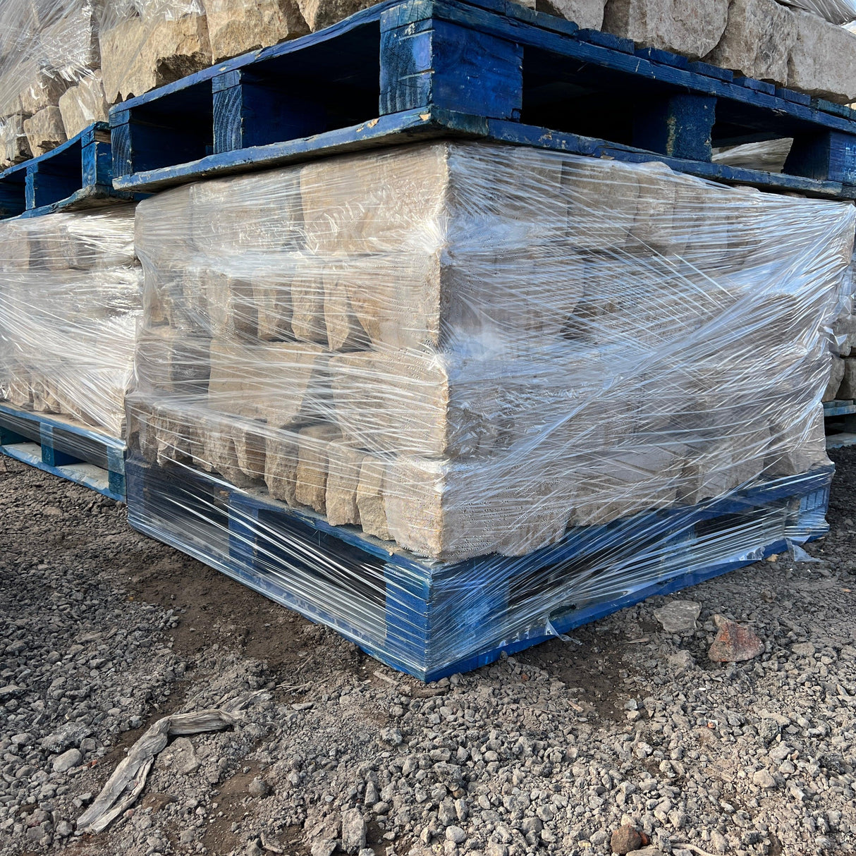 Reclaimed Punched Building Stone - Backed Off - Reclaimed Brick Company